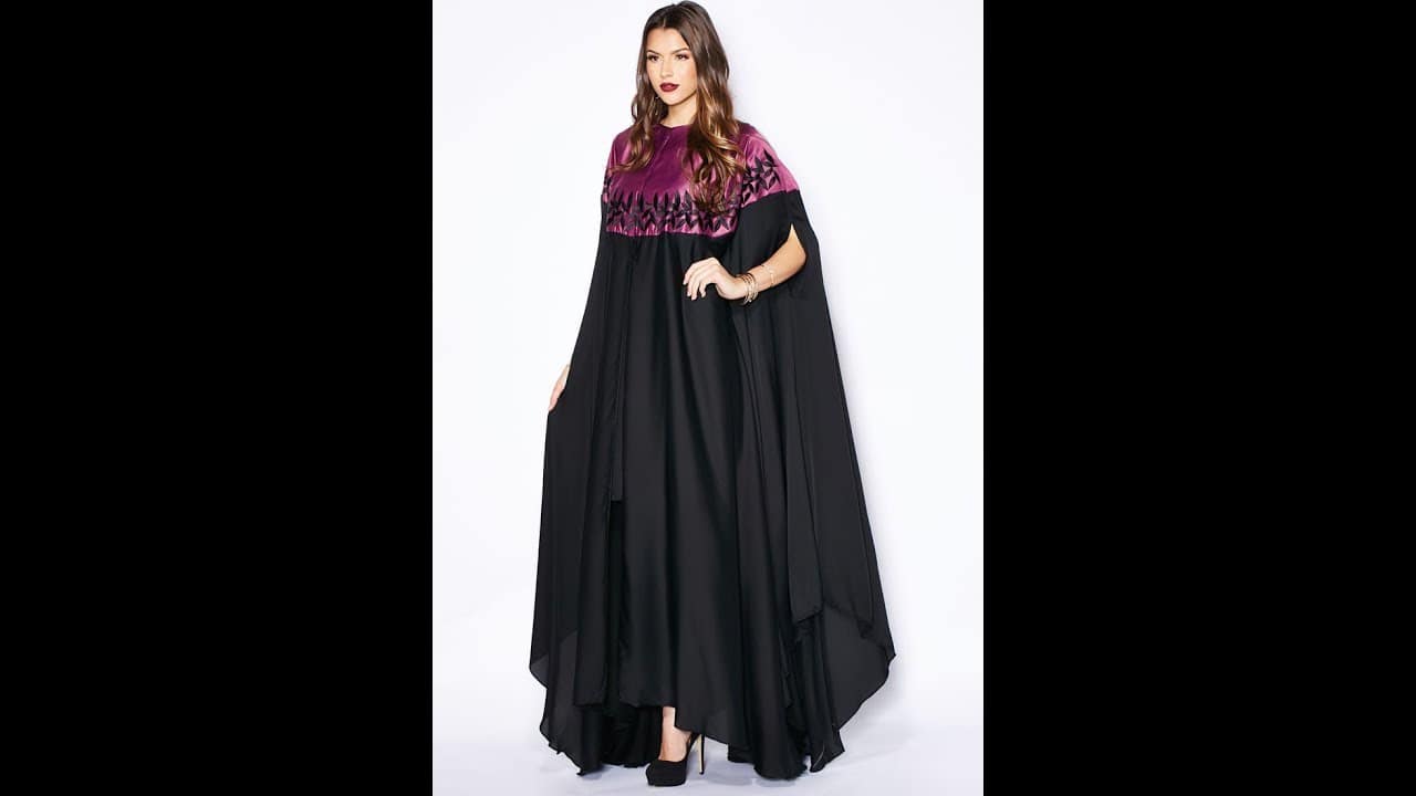 Fancy Lace Abaya Designs Latest Collection 2017