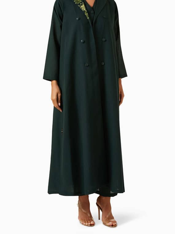 3-piece Abaya Set in Linen-