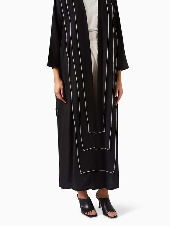 3-piece Daily Abaya Set in Cotton-