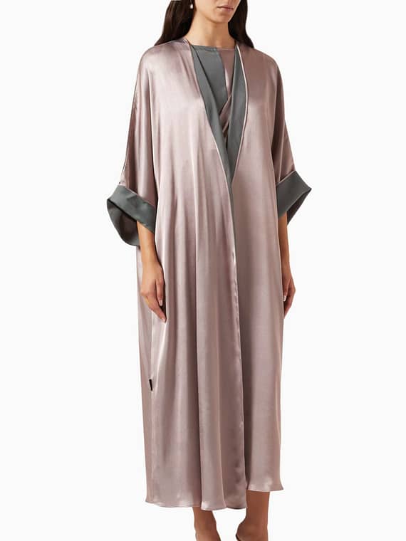 Abaya & Dress Set in Viscose-
