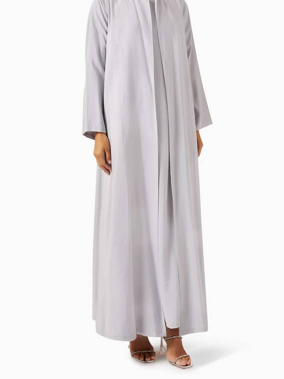 Abaya Set in Cotton Chiffon-