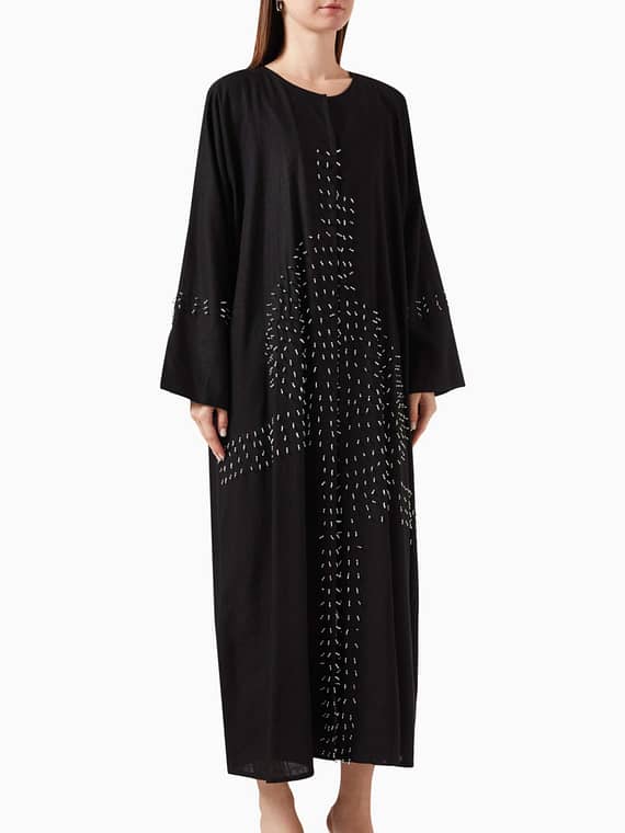 Bead-embellished Abaya-