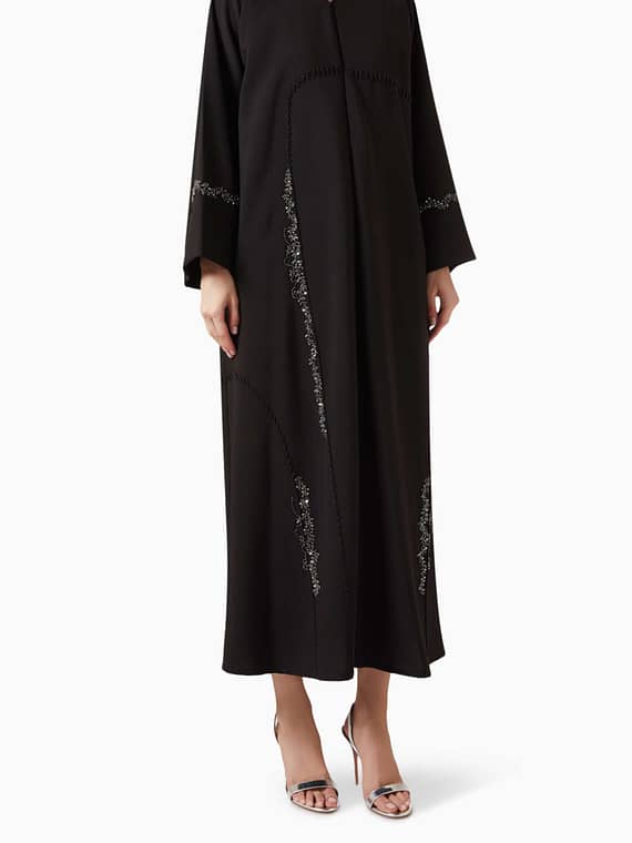 Bead-embellished Abaya-