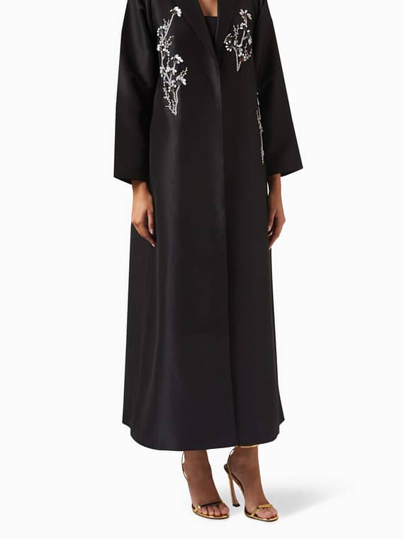 Black Lotus Abaya-