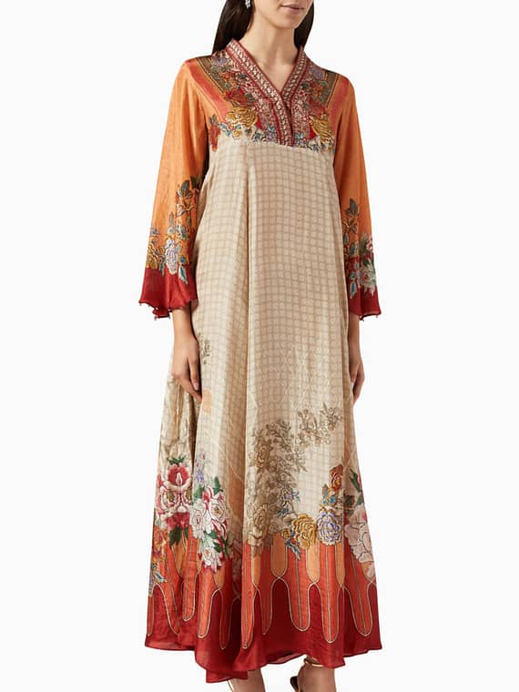 Cindy Kaftan in Silk-new