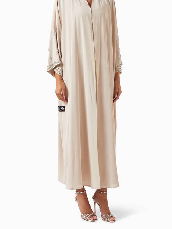 Crystal-embellished Abaya-