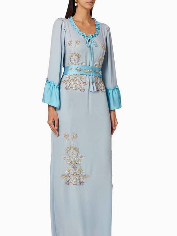 Embellished Belted Kaftan-new