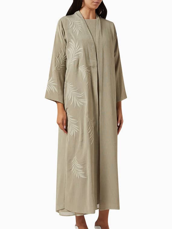 Embossed Abaya-