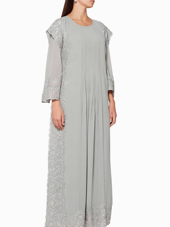 Embroidered Belted Jalabiya-new
