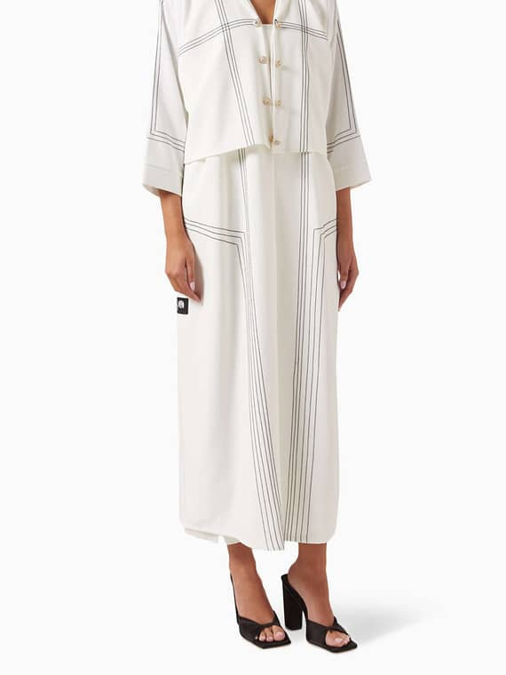 Formal Abaya in Crepe-