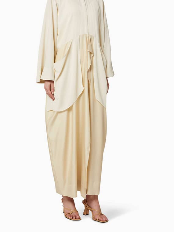 Frill Layered Abaya-