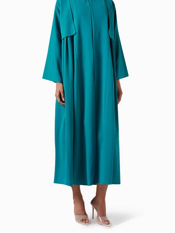 Lace-trim Abaya-