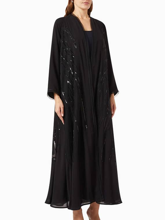 Mesh Abaya-