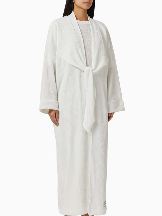 Modest Abaya in RE-CRINK100©-