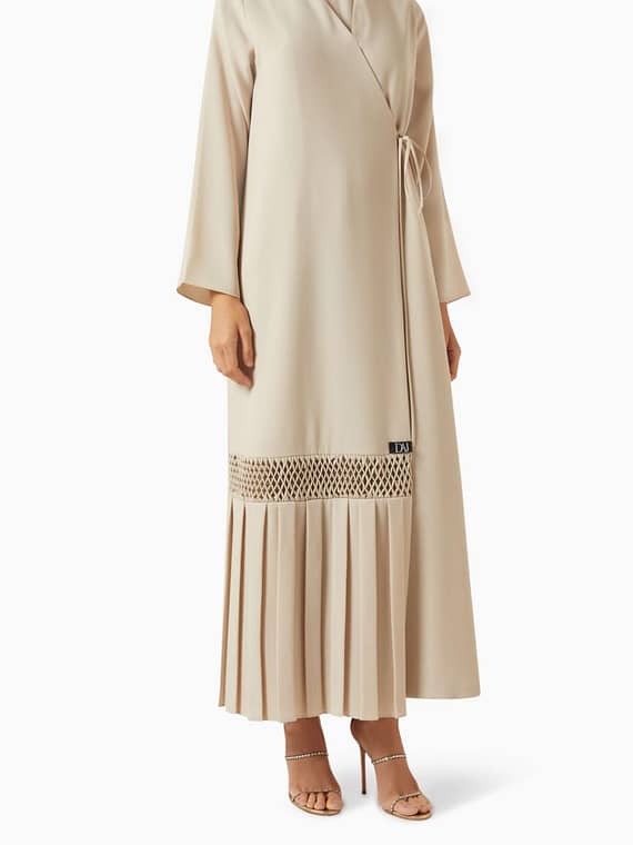 Najat Overlapped Abaya-