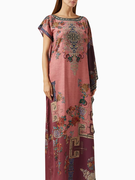 Olena Kaftan in Silk-new