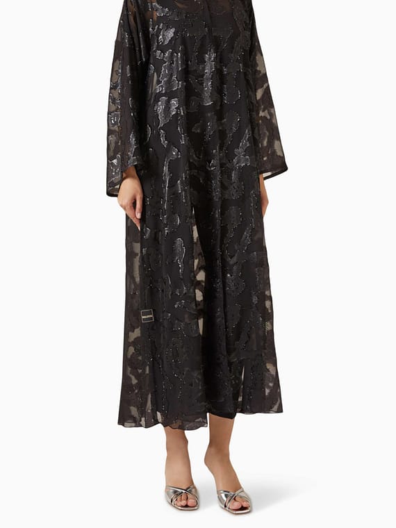 Party Abaya in Organza-