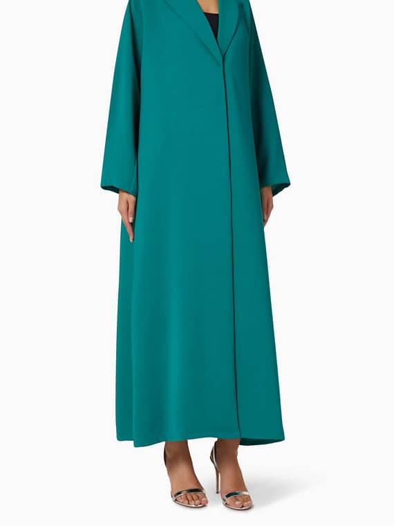 Peak lapel Jacket Abaya-