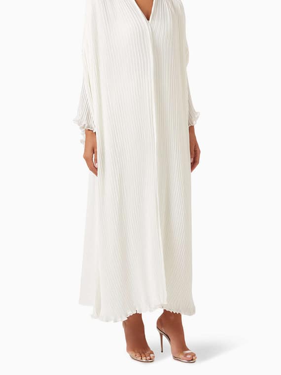 Pleated Abaya-