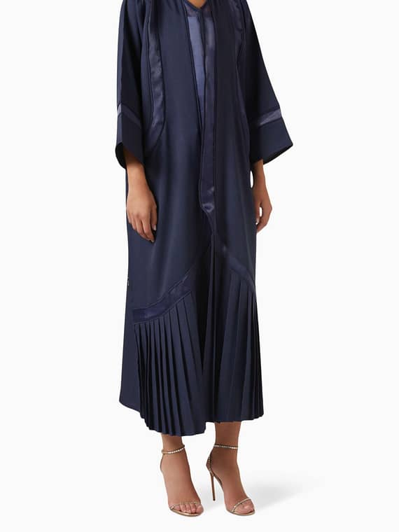 Pleated Panel Abaya-