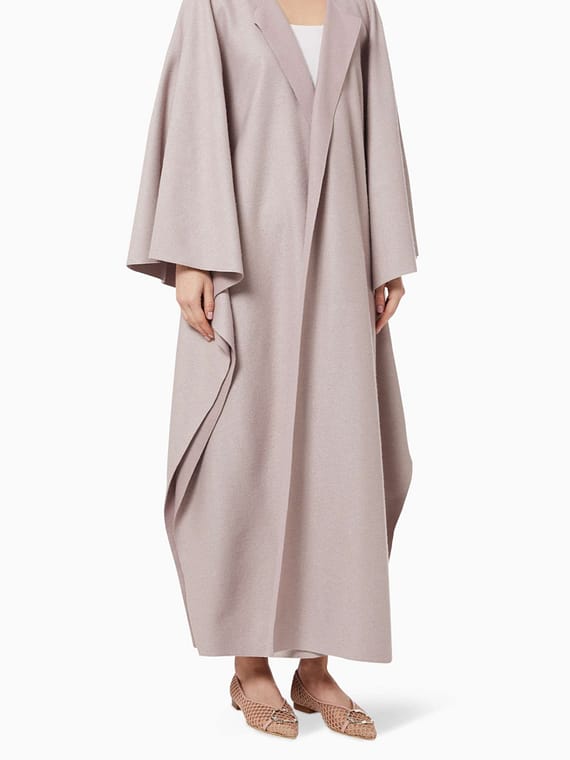 Poncho Abaya in Wool-