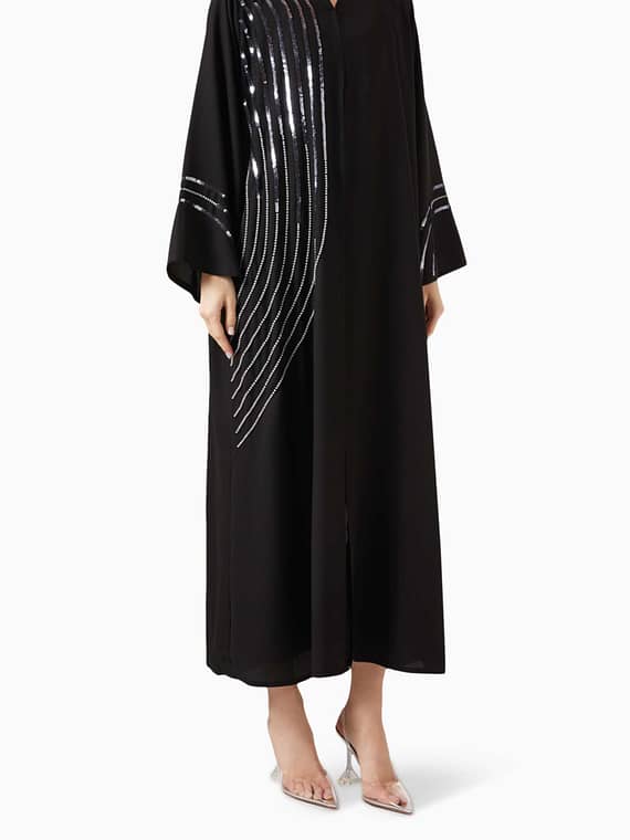 Sequin-embellished Abaya-
