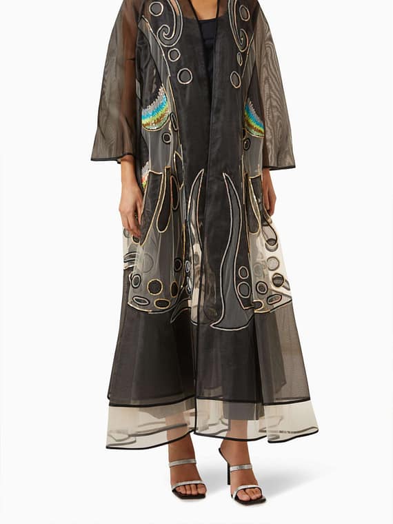Sequin-embellished Abaya-