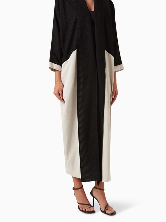 Shibori Monochrome Abaya-