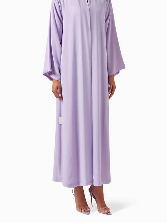 Square-cut Abaya-