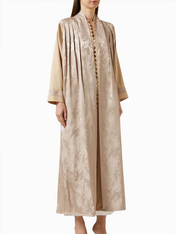 Stylish Abstract Abaya in Soft Crepe-