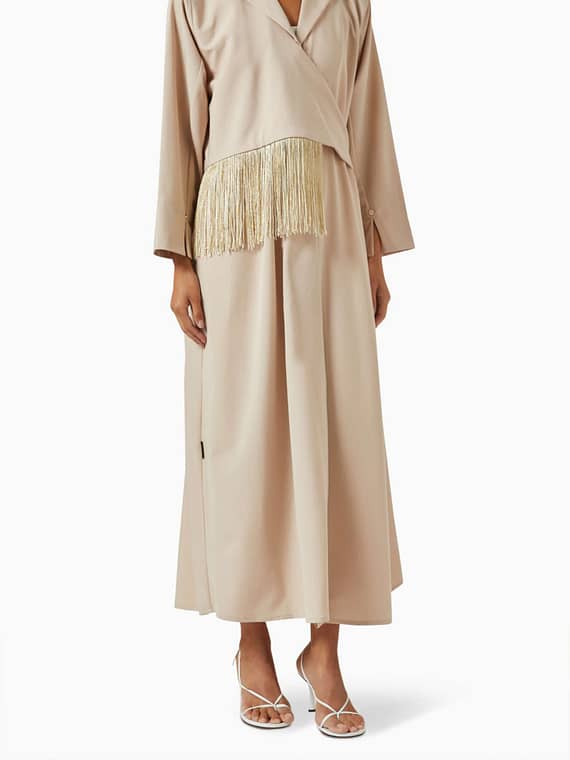 Tassel Jacket Abaya-