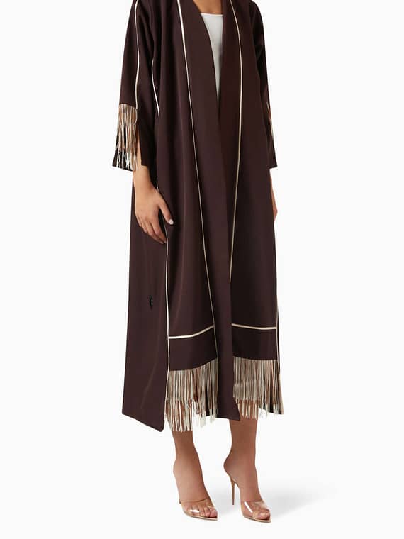 Tassel Trim Abaya-