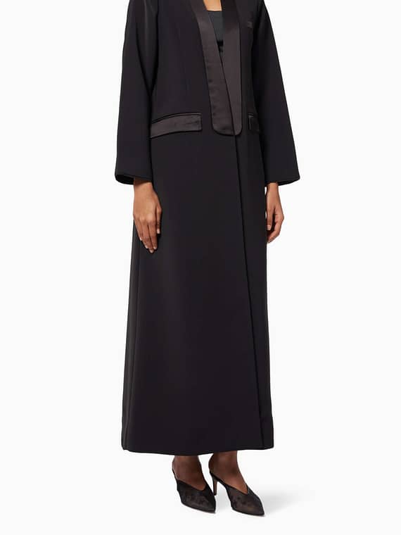 Tuxedo Style Abaya-