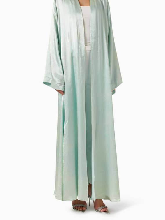 Wide-sleeved Wrap Abaya-
