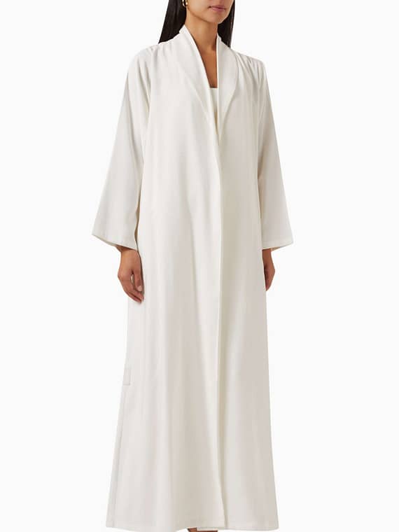 Zainah Abaya in Crush Cotton-