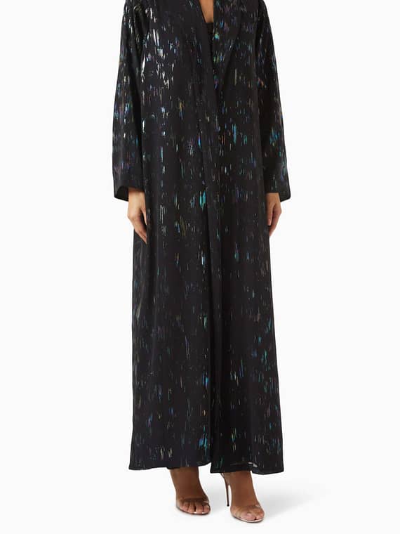 Zainah Shawl Collar Abaya in Chiffon-