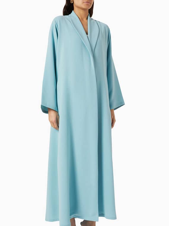 Zainah-cut Abaya in Poly-crepe-