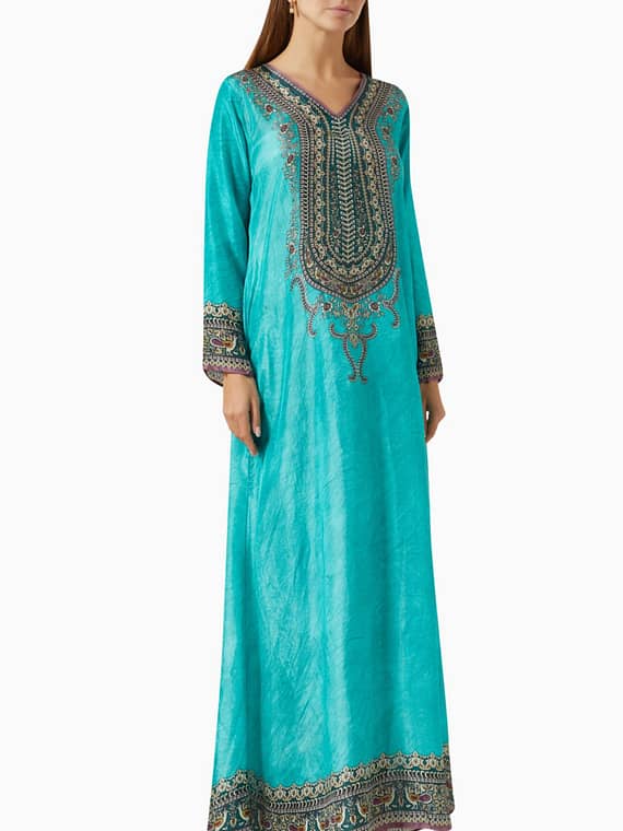 Zeynep Kaftan in Silk-new