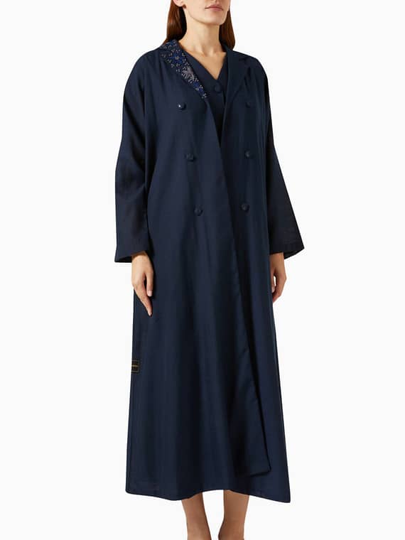 3-piece Abaya Set in Linen-