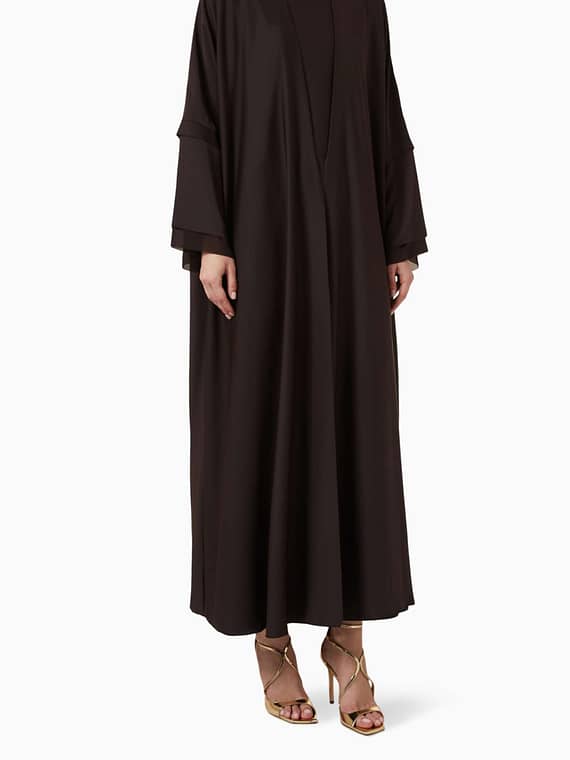 3-piece Abaya Set in Silk-