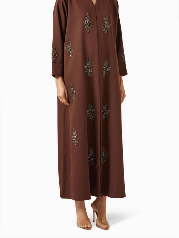 Bead-embellished Abaya-