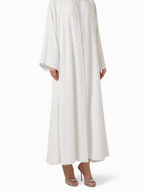 Crystal-embellished Abaya-