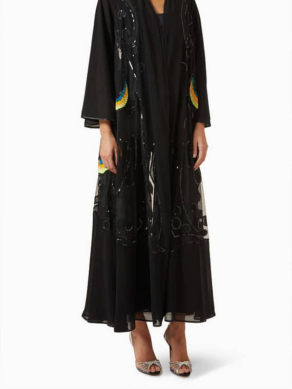 Sequin-embellished Abaya-