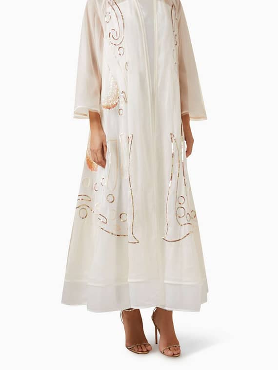 Sequin-embellished Abaya-