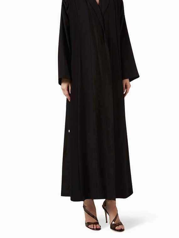 Shawl-collar Abaya-